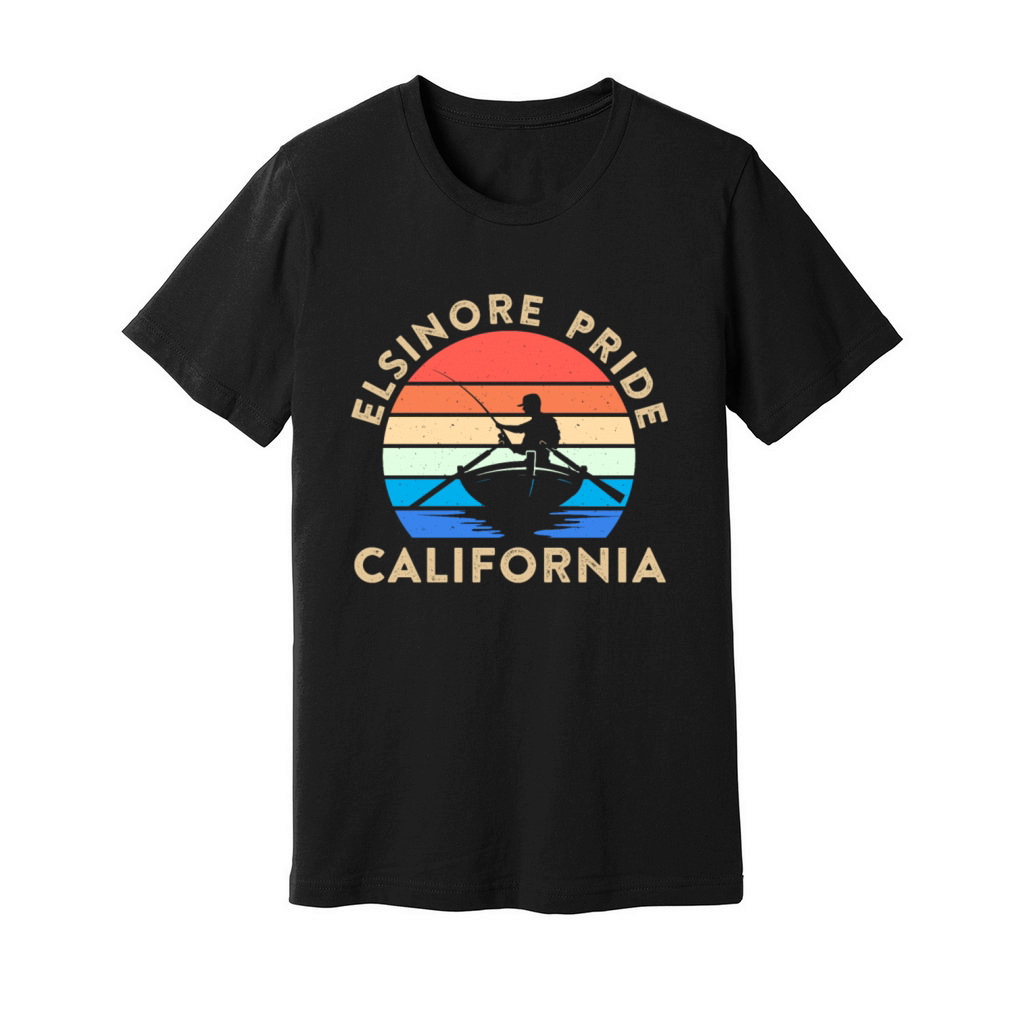 ELSINORE PRIDE CALIFORNIA USA Golden State Unisex Jersey Tee