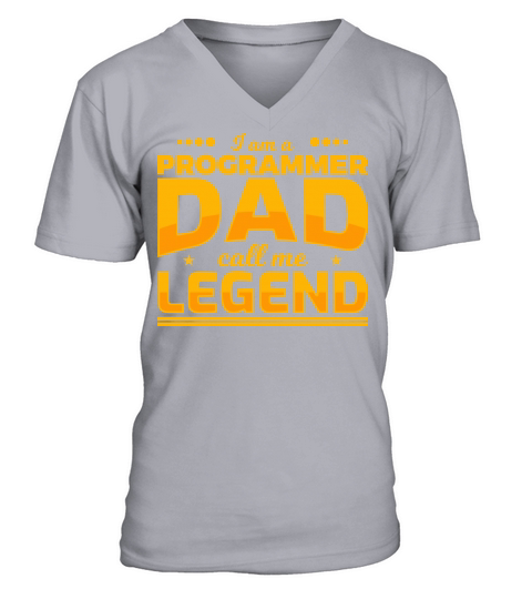 Programmer Father V-Neck T-shirt