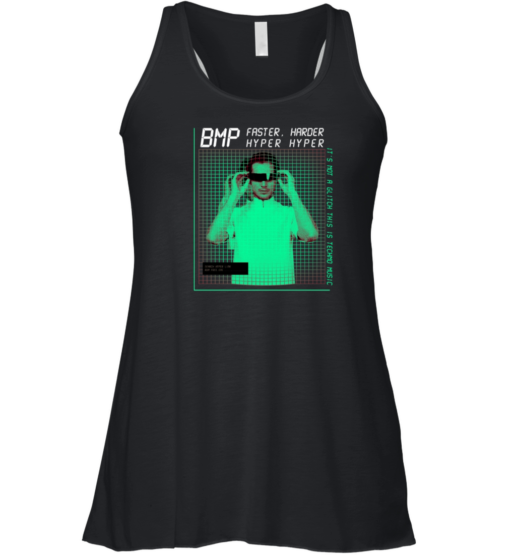 Hardcore Rave Music Raver 90s EDM DJ Rave Women's Flowy Tank Top