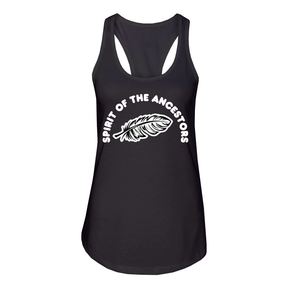 Celebrate Native American Day with our vibrant des Women's Racerback Tank