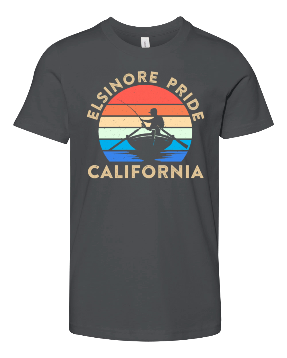 ELSINORE PRIDE CALIFORNIA USA Golden State Youth Unisex Jersey Tee