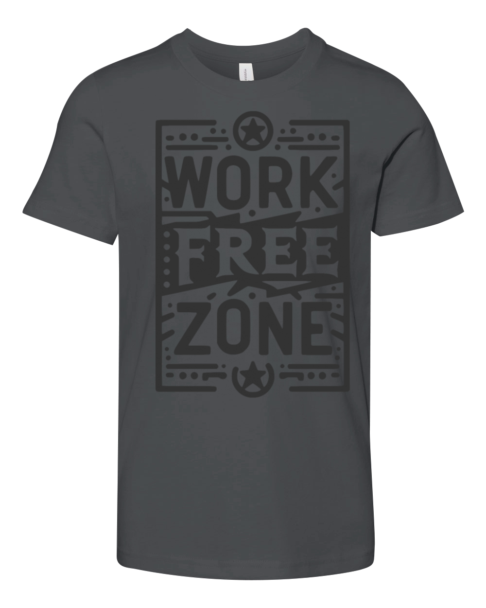 Work-Free Zone Youth Unisex Jersey Tee