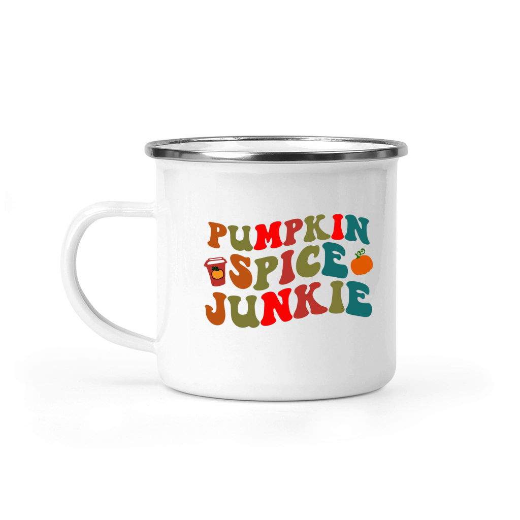 pumpkin spice junkis Camping Mug