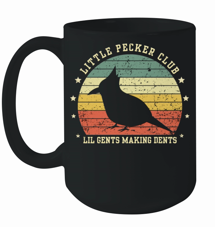 Little Pecker Club Lil Gents Making Dents Sunset W Ceramic Mug