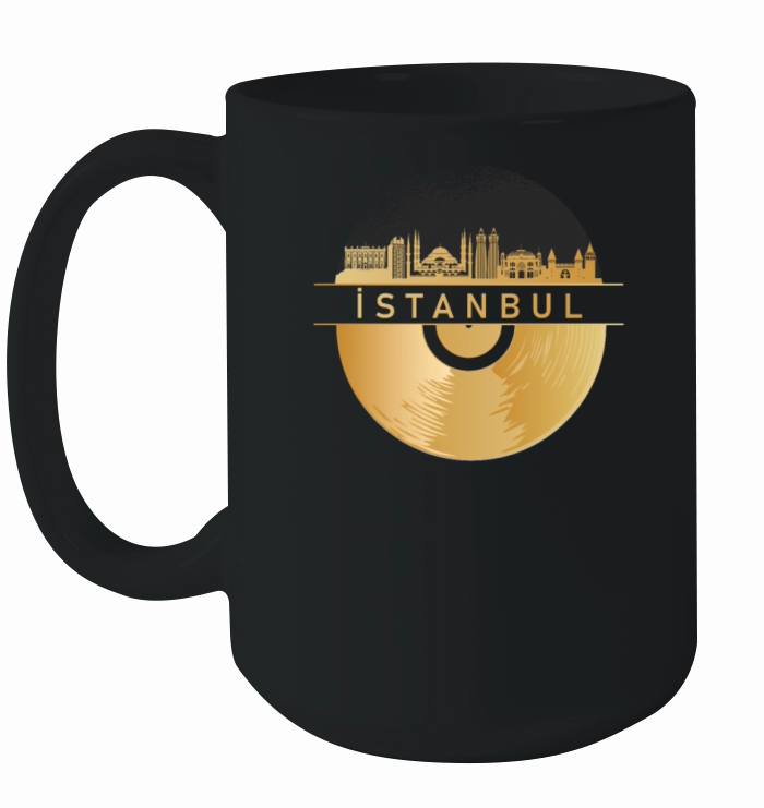 Vinyl-Record-Player Disco-Music Ceramic Mug
