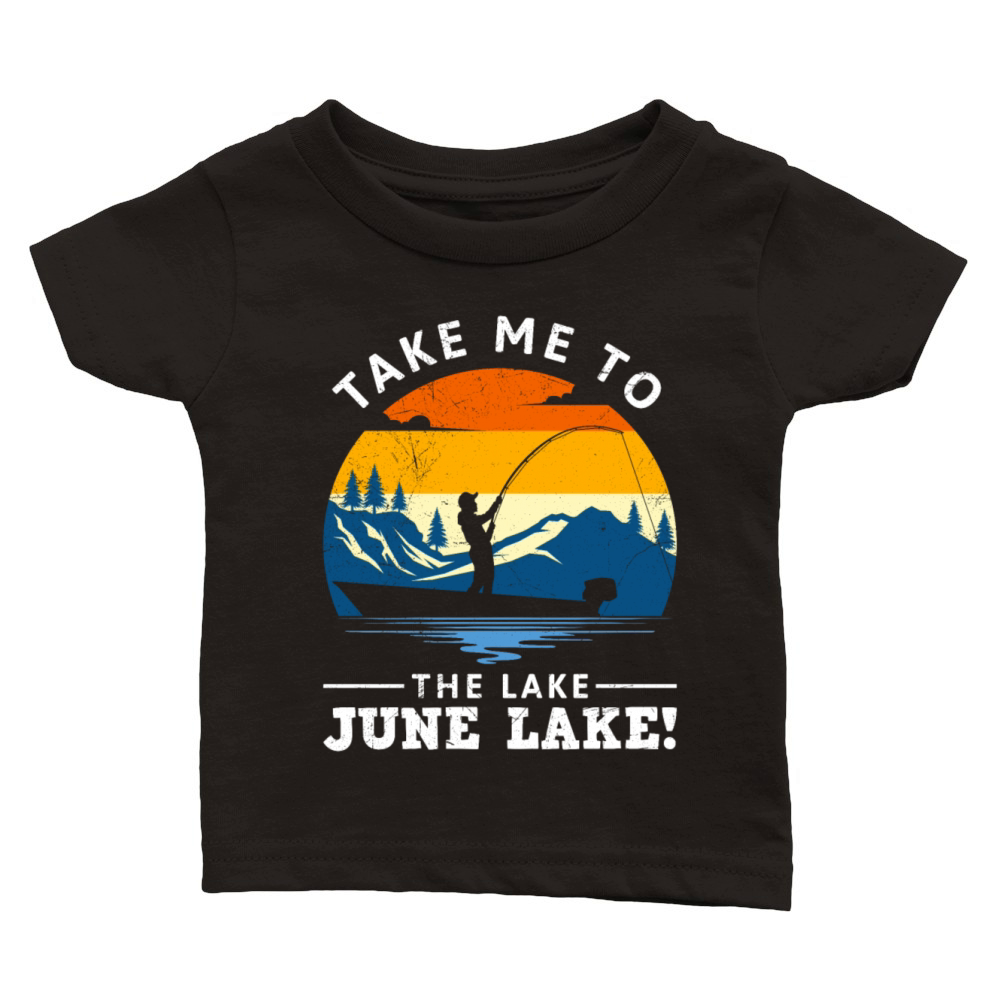JUNE LAKE CALIFORNIA Fan Vintage Nevada June Classic Baby Crewneck T-shirt
