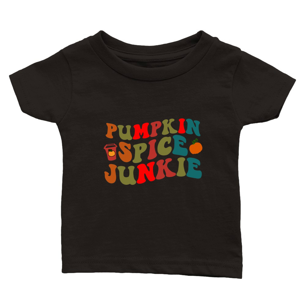 pumpkin spice junkis Classic Baby Crewneck T-shirt