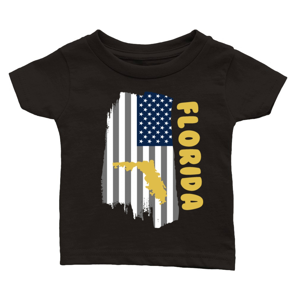 vintage florida retro Classic Baby Crewneck T-shirt