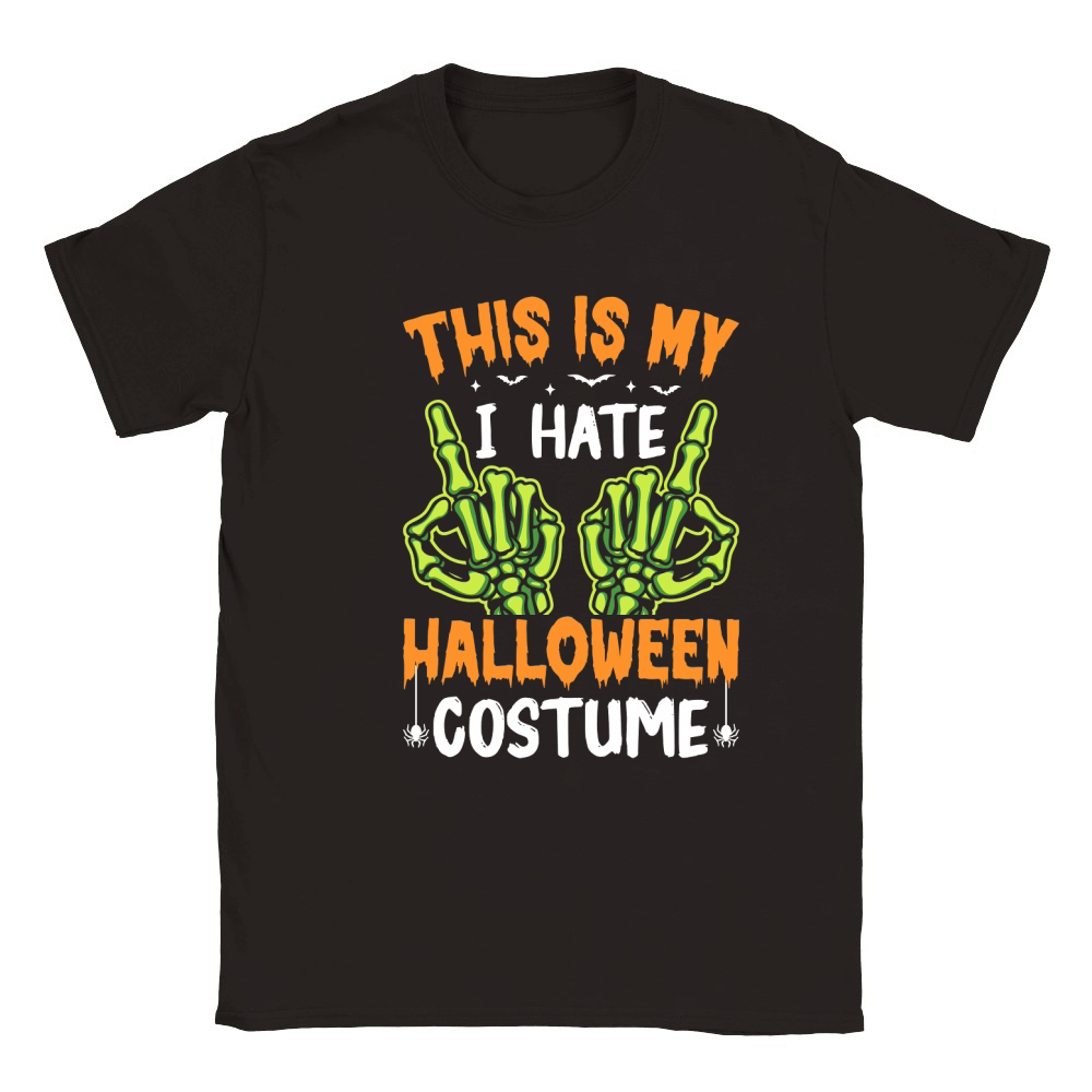 307. this is my i  hate halloween costume Classic Kids Crewneck T-shirt