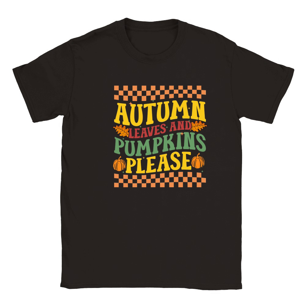 autumn leaves and pumpkins please 2 Classic Kids Crewneck T-shirt
