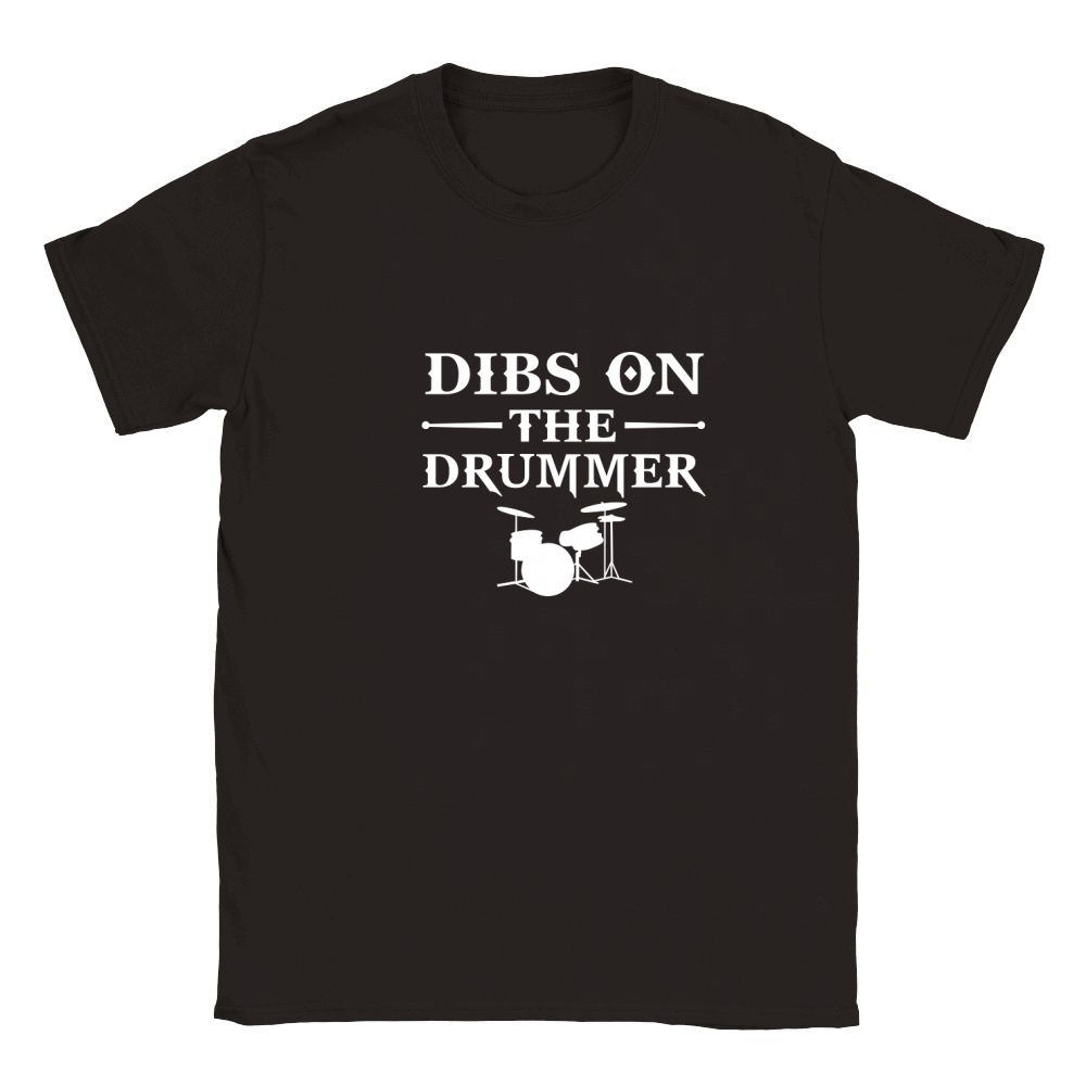 Dibs On The Drummer - Cute Dibs Drummer Shirt Tank top Woman Classic Kids Crewneck T-shirt
