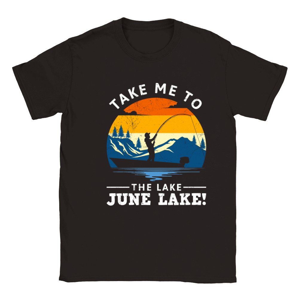 JUNE LAKE CALIFORNIA Fan Vintage Nevada June Classic Kids Crewneck T-shirt