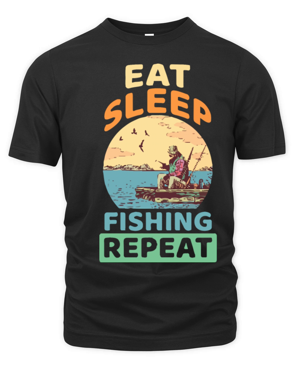 eat sleep repeat Organic Unisex T-shirt