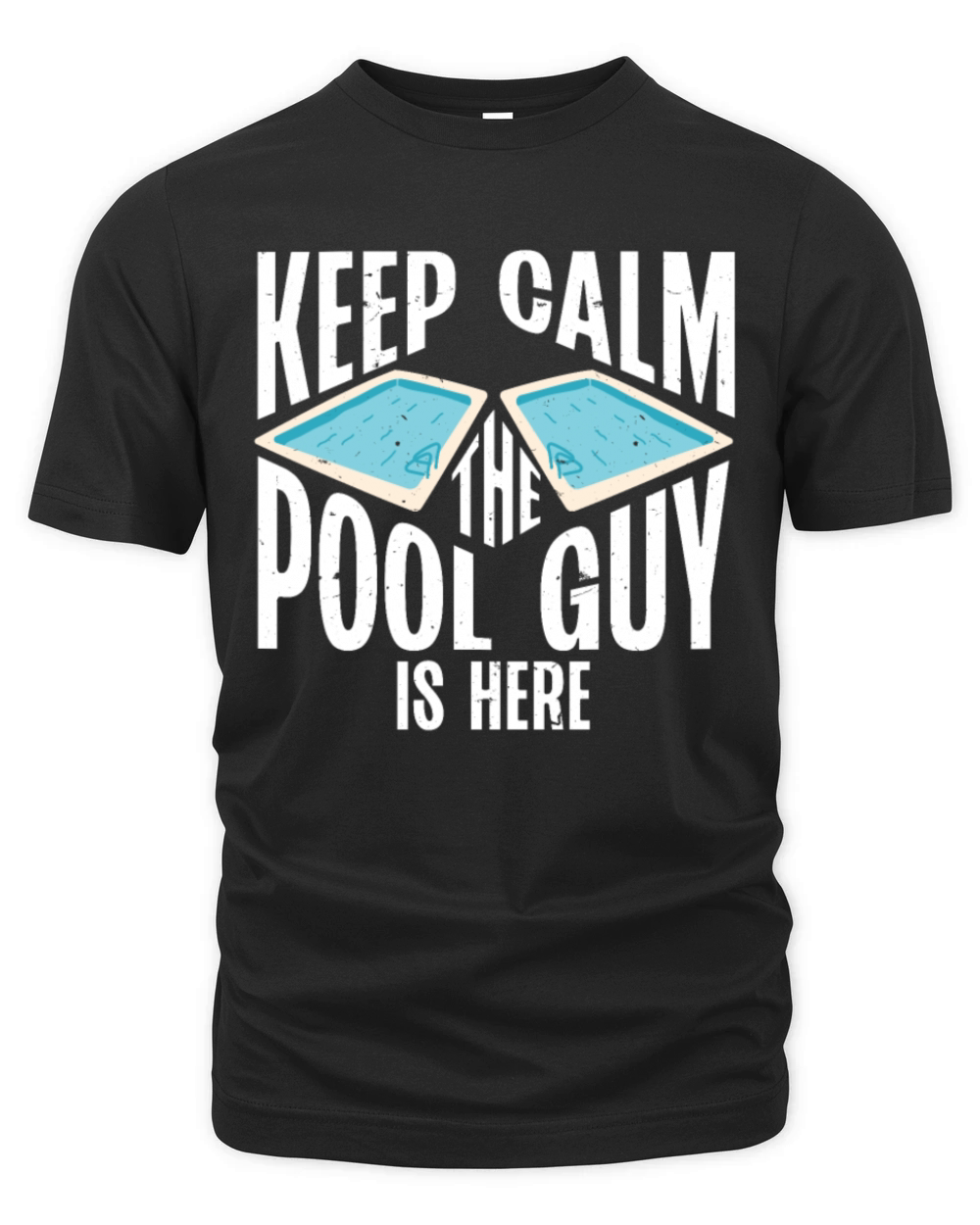 Pool Cleaner Keep Calm The Pool Guy Is Here Organic Unisex T-shirt