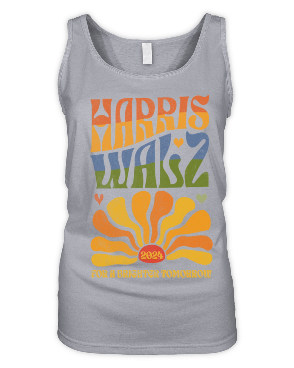 Harris Walz 2024 For A Brighter Tomorrow Organic Women's Tank Top