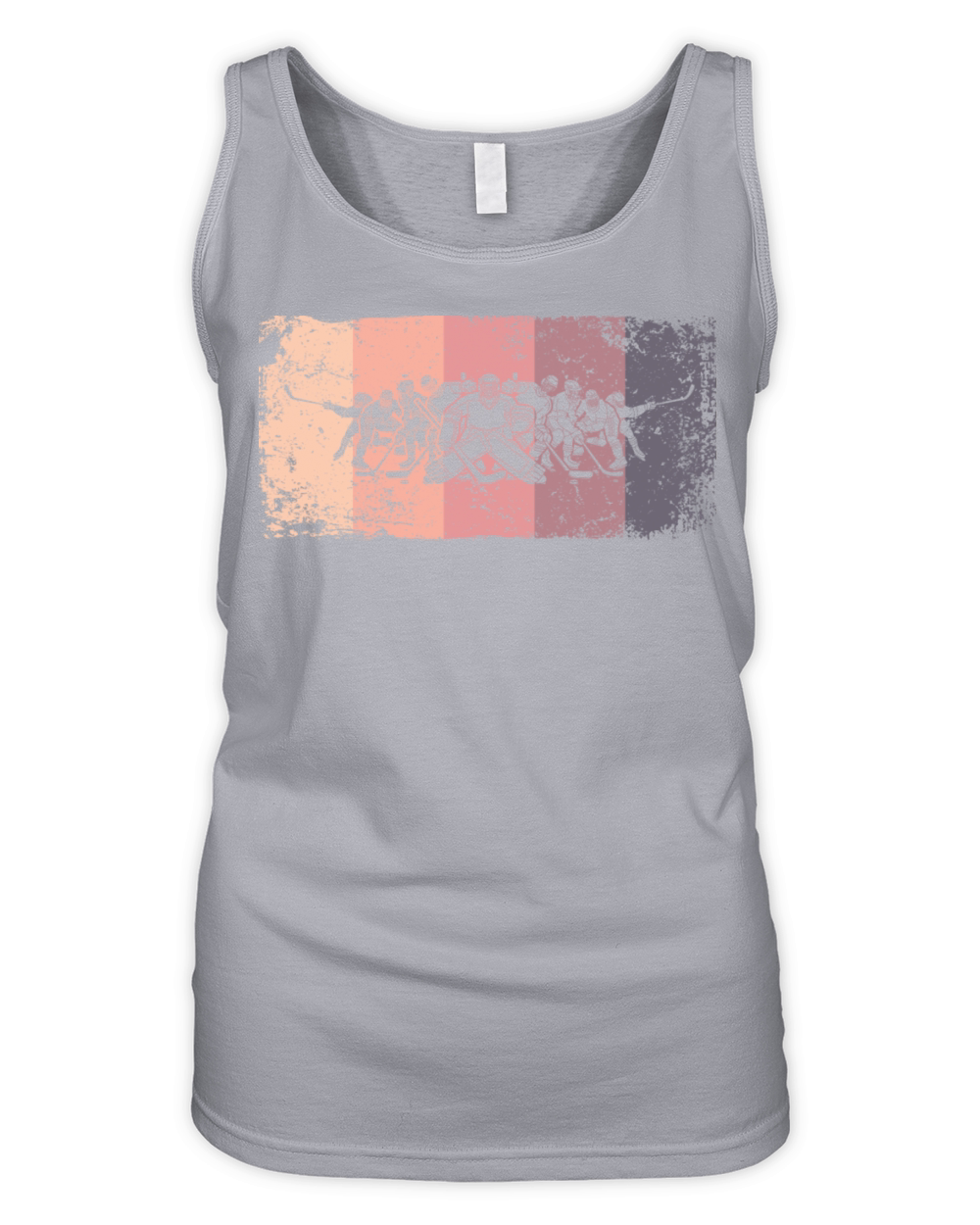 Ice Hockey Player Vintage Ice Hockey Organic Women's Tank Top