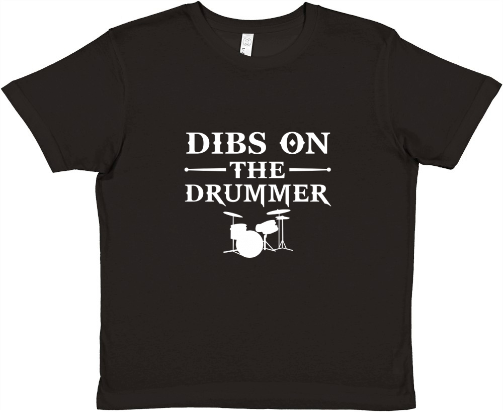 Dibs On The Drummer - Cute Dibs Drummer Shirt Tank top Woman Premium Kids Crewneck T-shirt