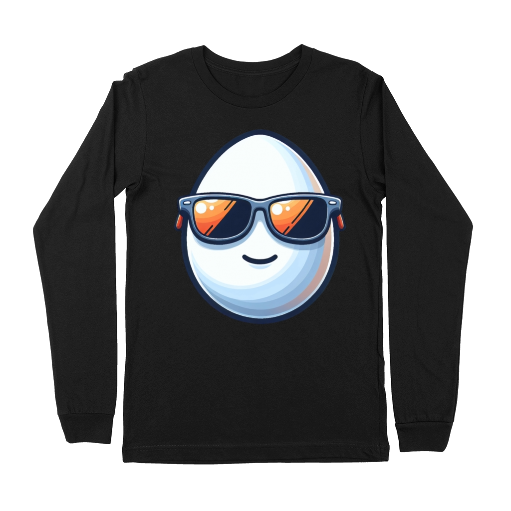 Egg with sunglasses Premium Long Sleeve