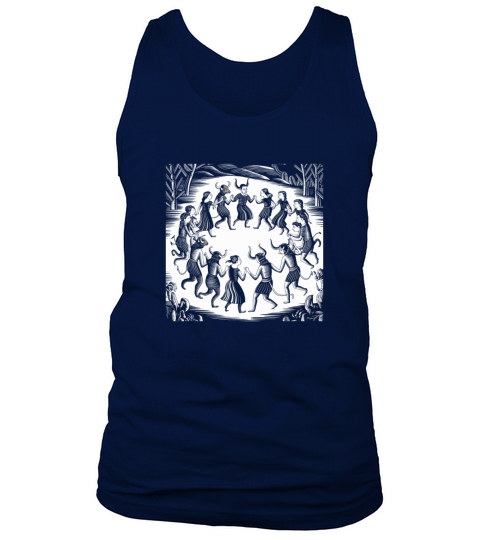 Dance with the Devil Dark and Mysterious Design Tank Top Unisex