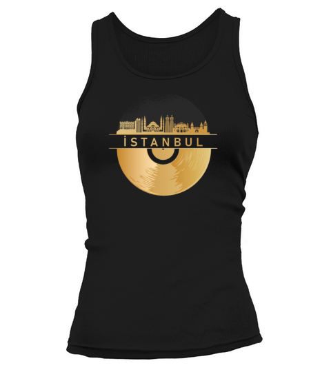 Vinyl-Record-Player Disco-Music Tank top Woman