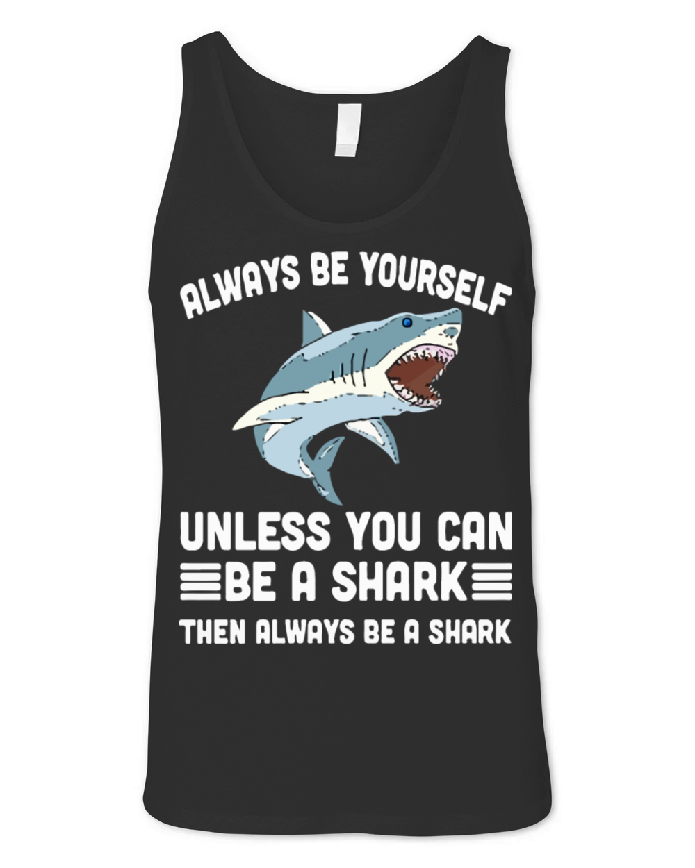 be a shark Unisex Jersey Tank