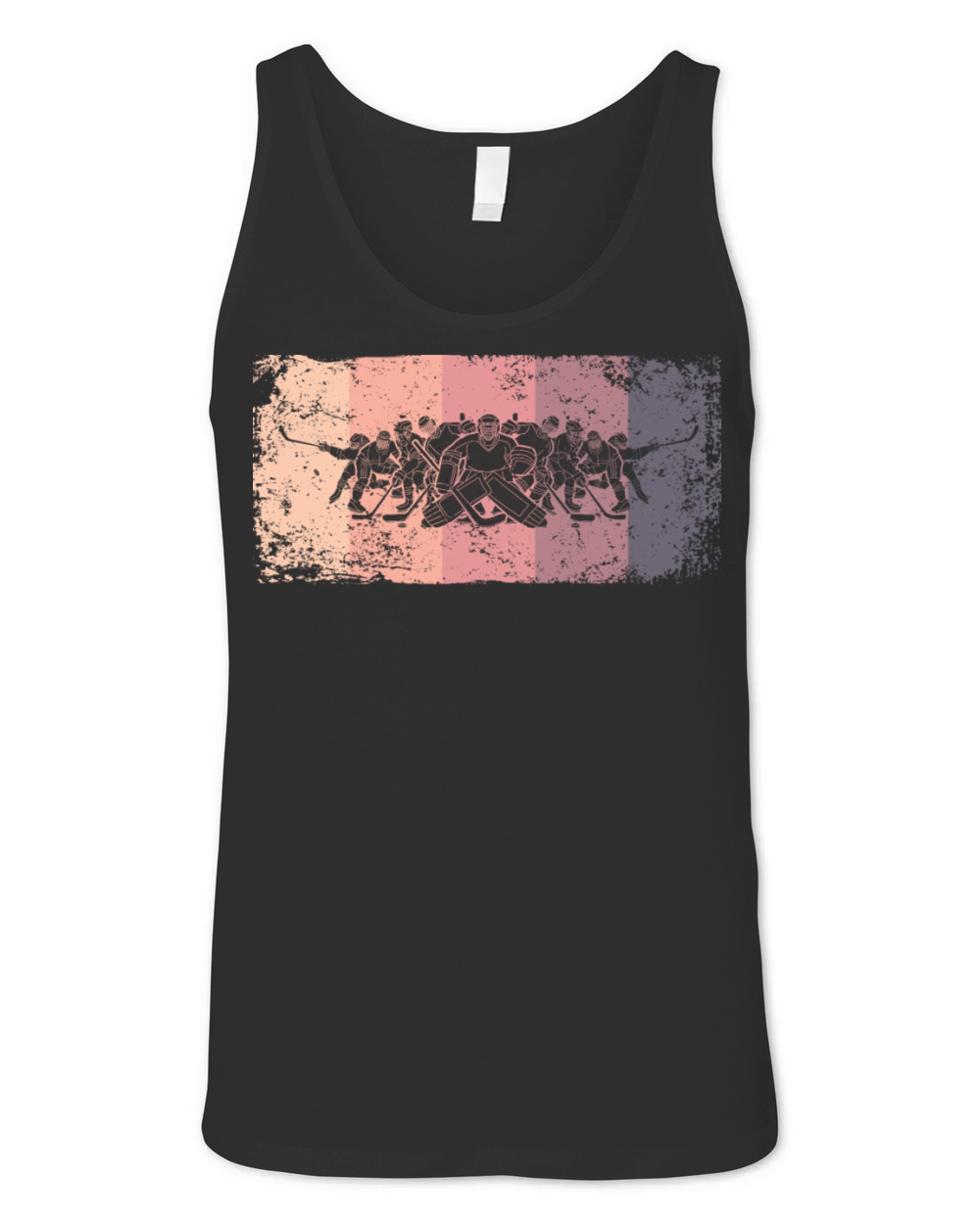 Ice Hockey Player Vintage Ice Hockey Unisex Jersey Tank