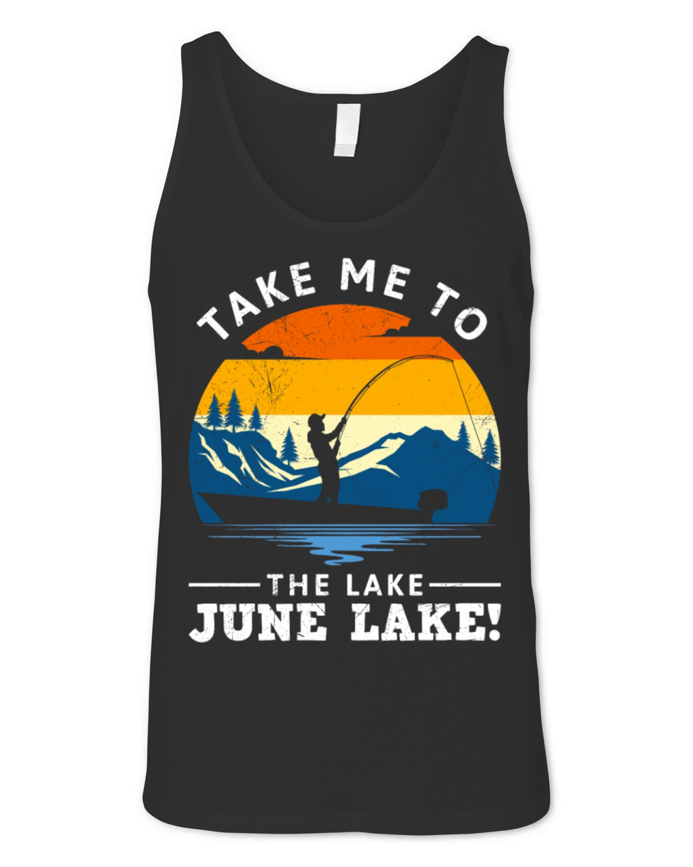 JUNE LAKE CALIFORNIA Fan Vintage Nevada June Unisex Jersey Tank