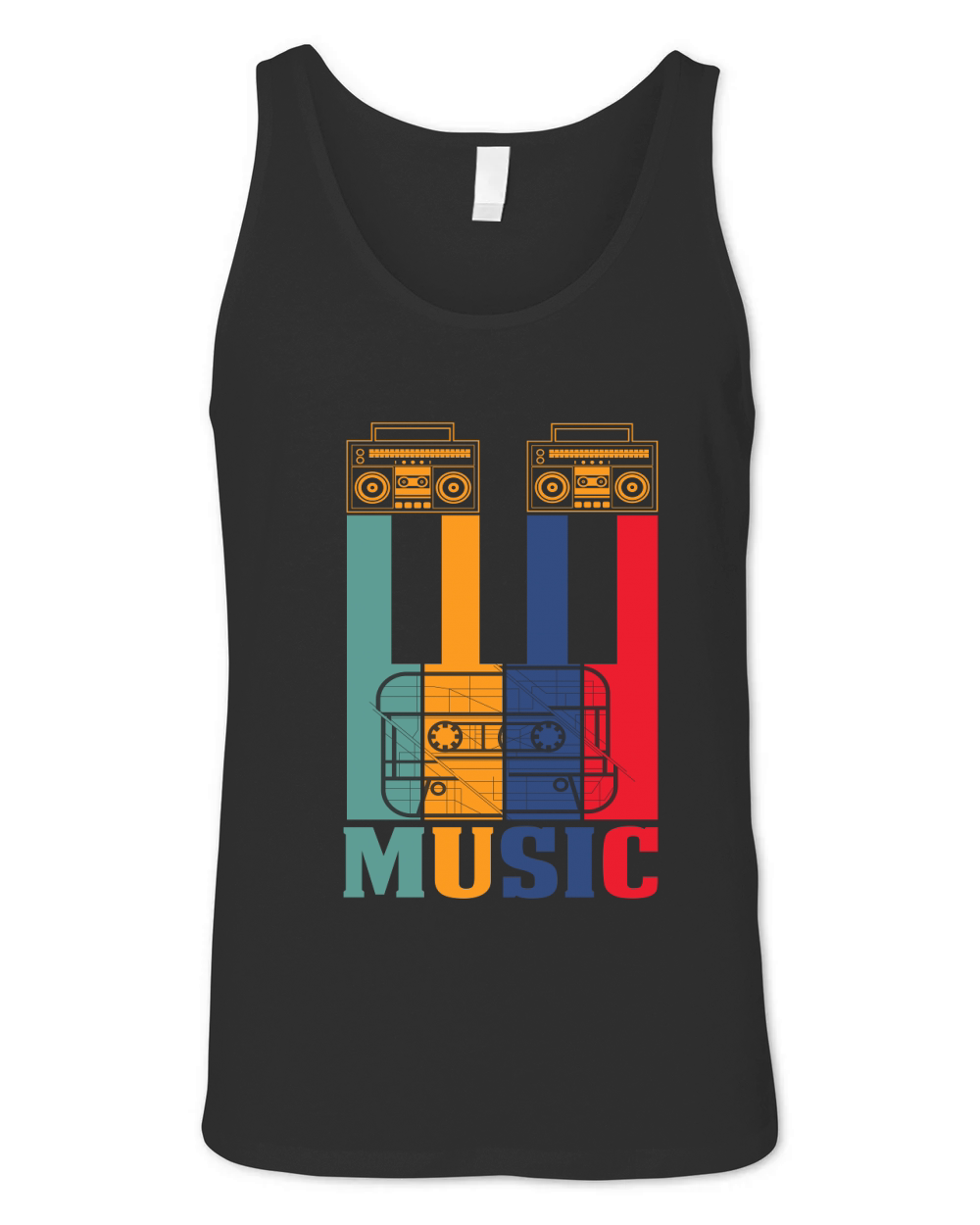 Music (1) Unisex Jersey Tank