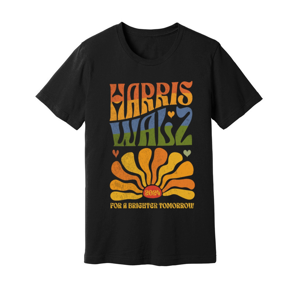 Harris Walz 2024 For A Brighter Tomorrow Unisex Jersey Tee