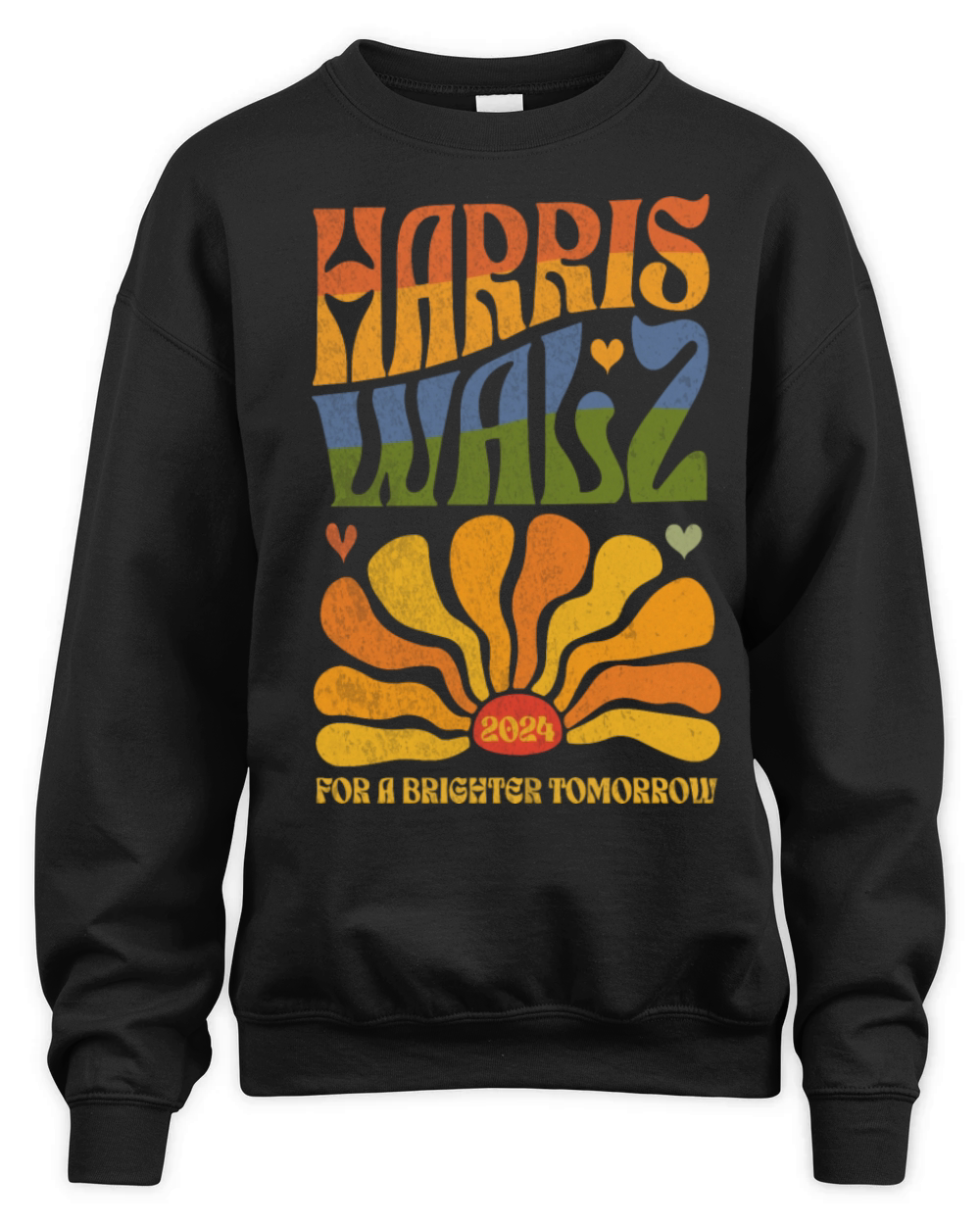 Harris Walz 2024 For A Brighter Tomorrow Unisex Premium Crewneck Sweatshirt