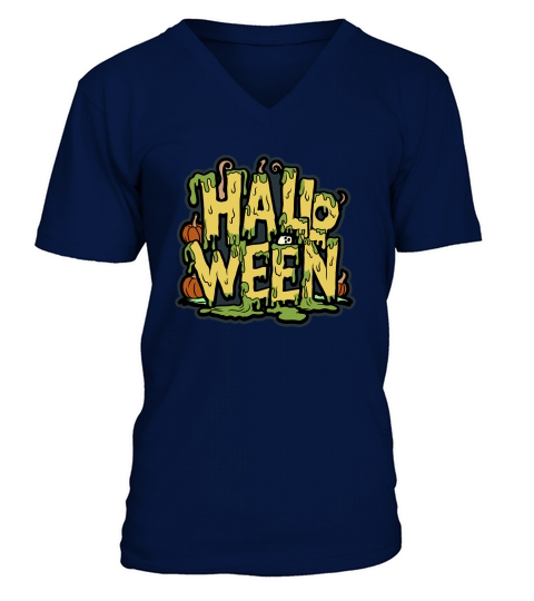 halloween V-Neck T-shirt