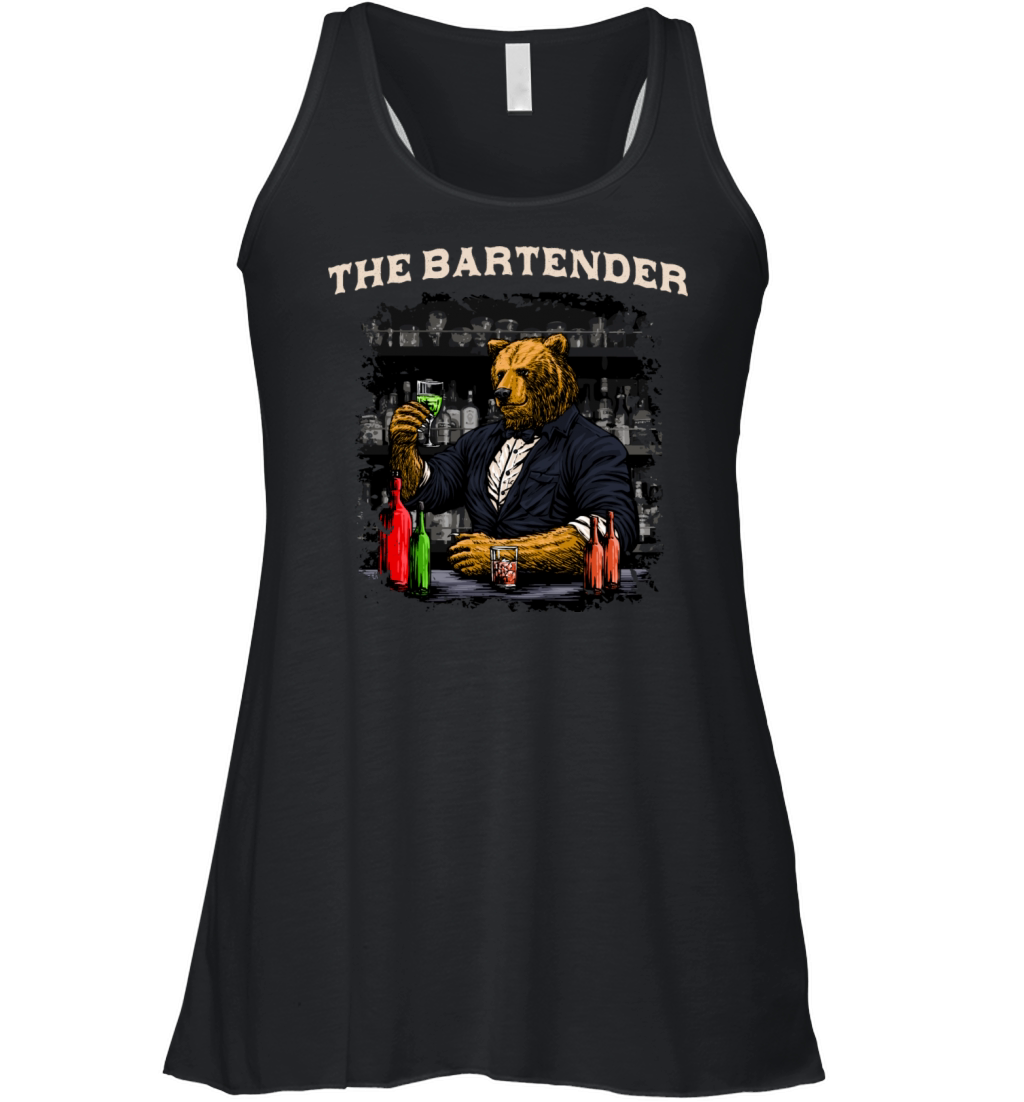 The Bartender Cocktail Bartending Tequila Mixologi Women's Flowy Tank Top
