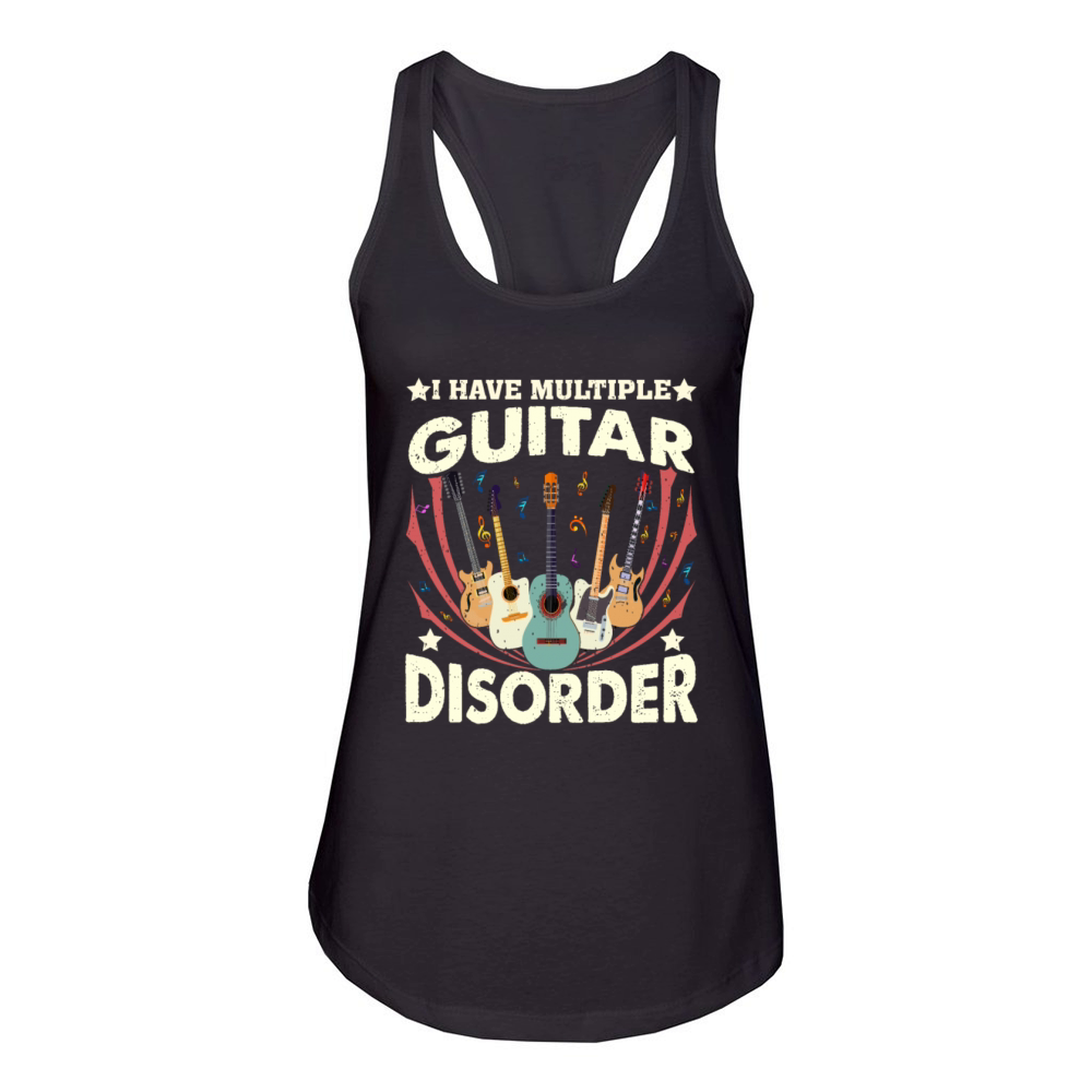 Guitars guitarists gift T-Shirt for man women Women's Racerback Tank