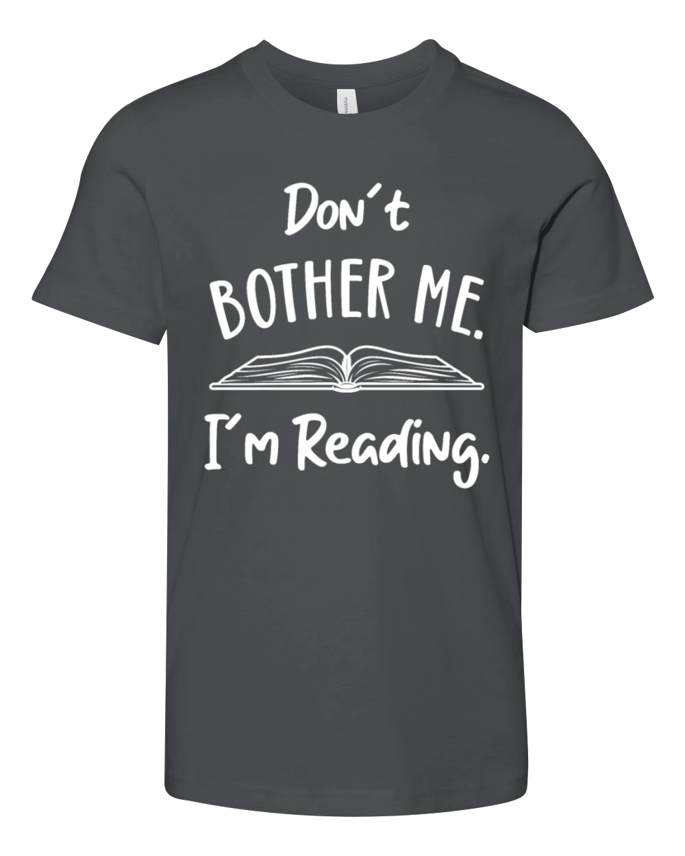 Dont Bother me Book Lover Reader Reading Desing Youth Unisex Jersey Tee
