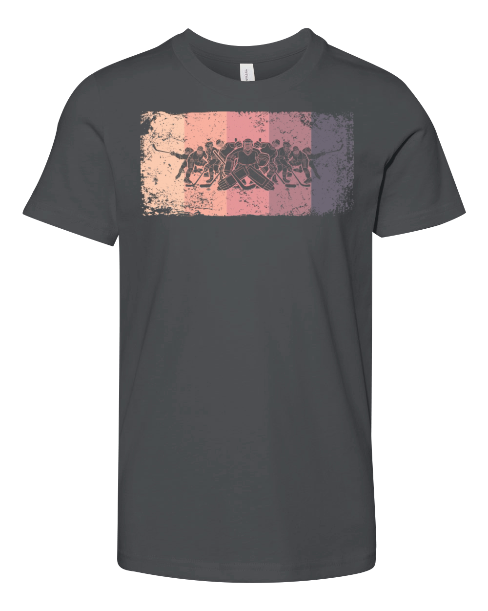 Ice Hockey Player Vintage Ice Hockey Youth Unisex Jersey Tee