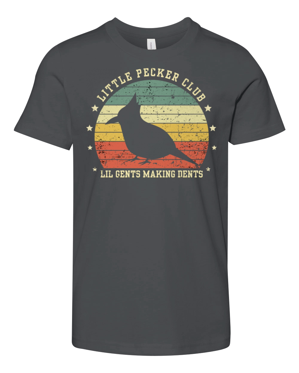 Little Pecker Club Lil Gents Making Dents Sunset W Youth Unisex Jersey Tee
