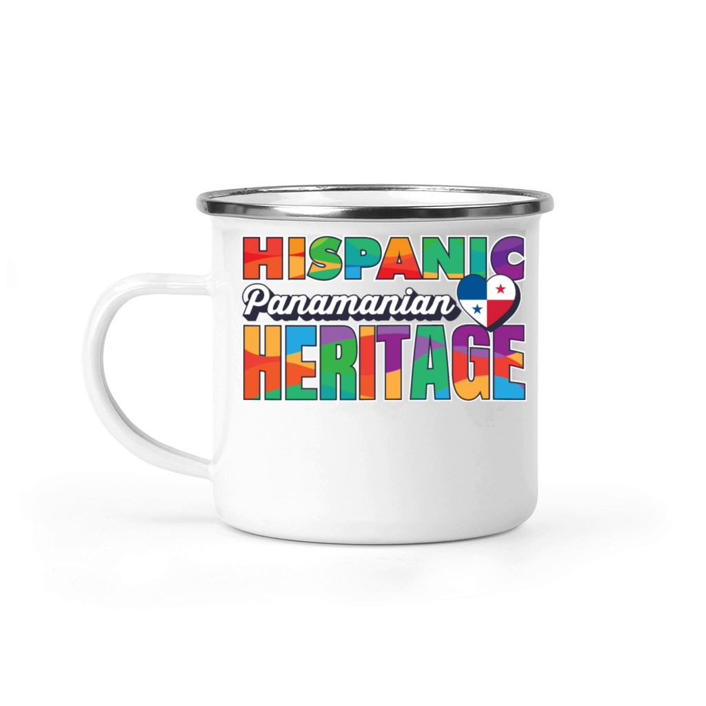 Hispanic Panamanian Heritage USA Camping Mug