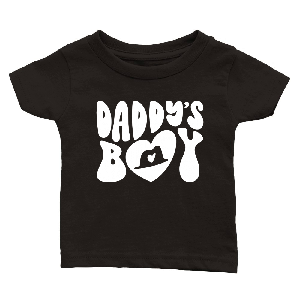 daddys boy Classic Baby Crewneck T-shirt
