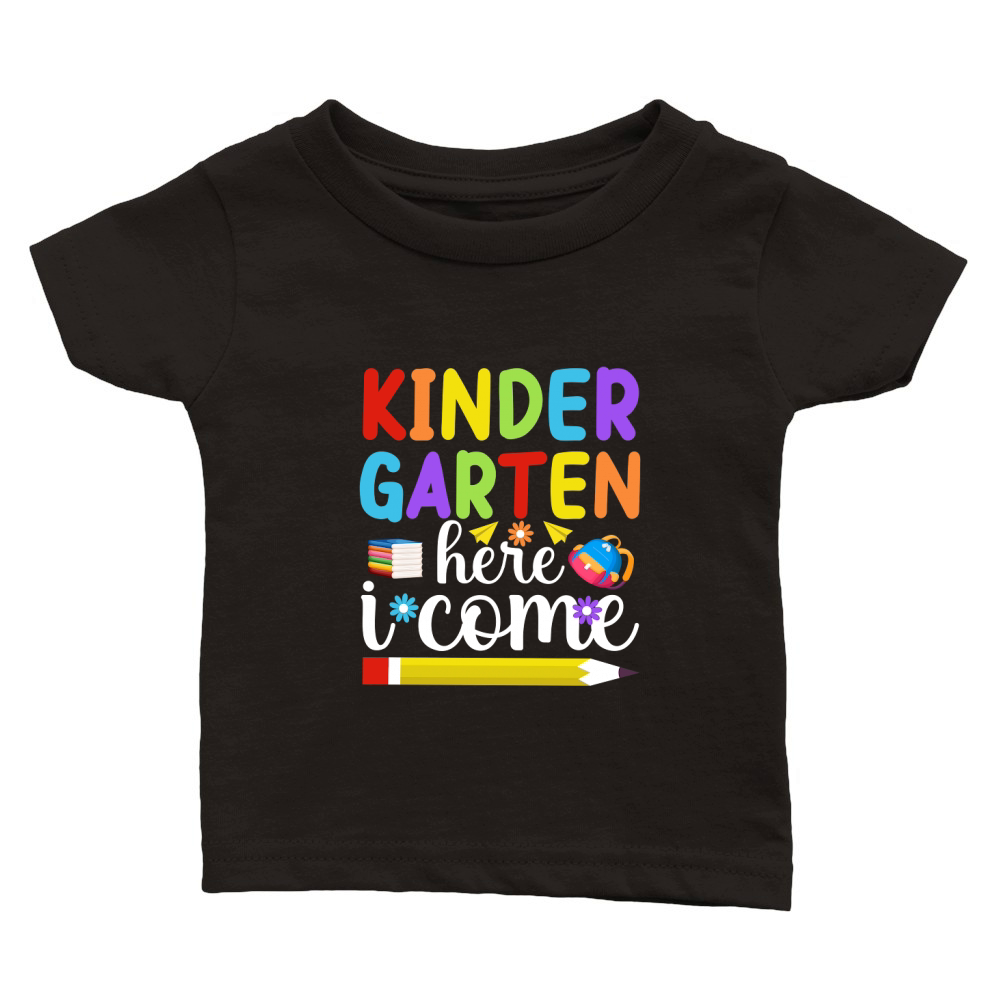 Kindergarten Here I Come Classic Baby Crewneck T-shirt