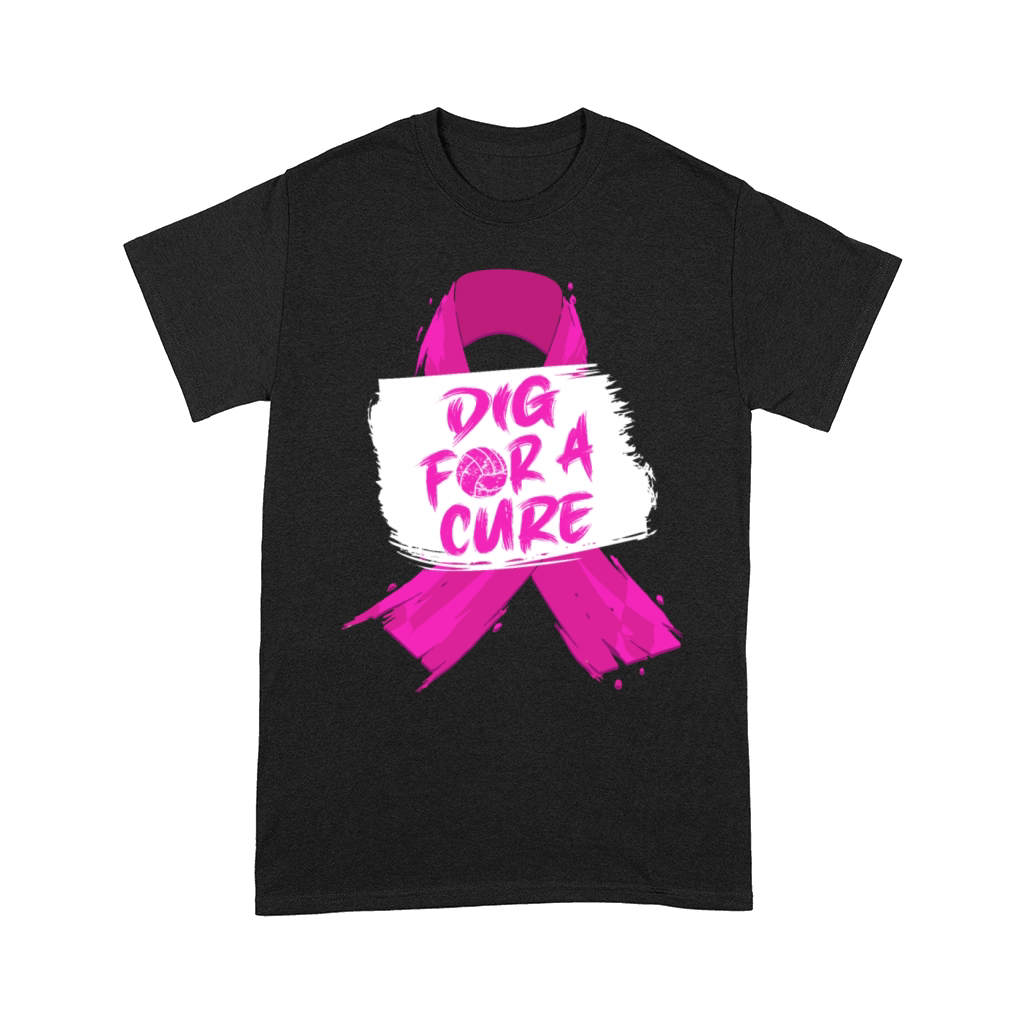 Dig For A Cure Breat CancerPink Ribbon Comfort T-shirt