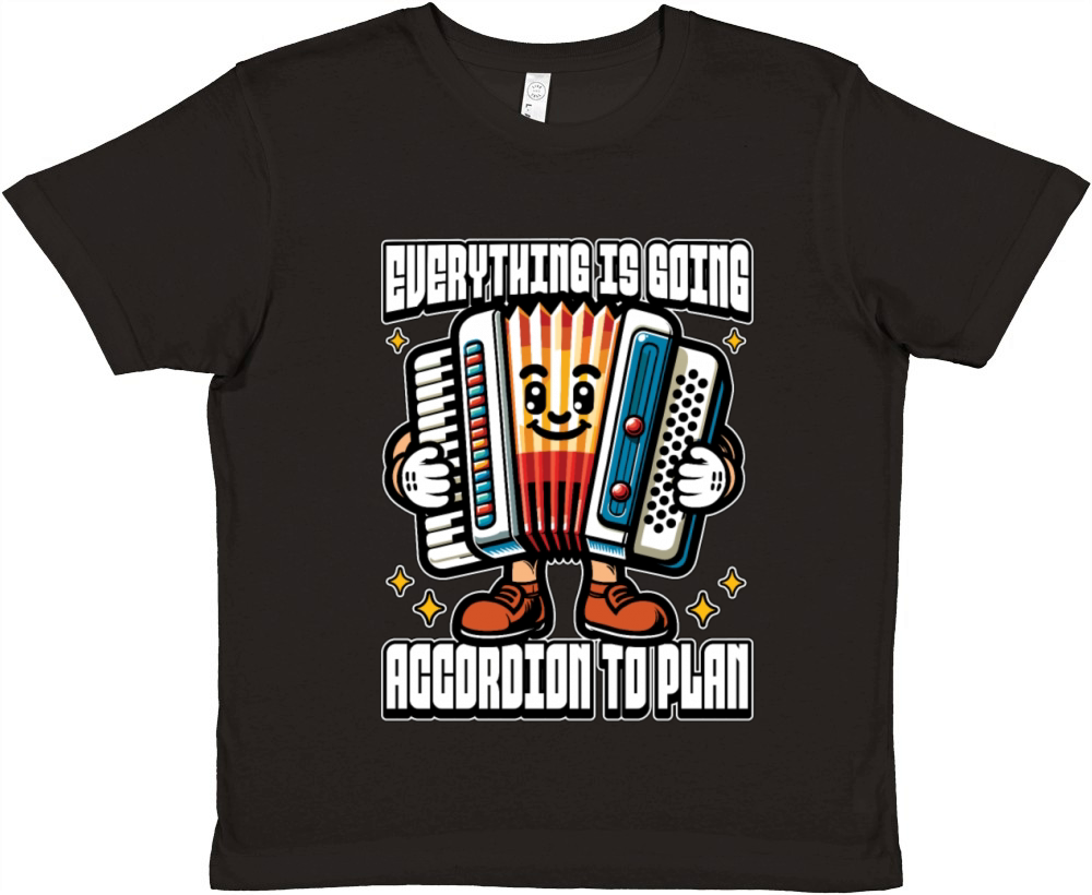 Accordion Everything Is Going Accordion Musician Premium Kids Crewneck T-shirt