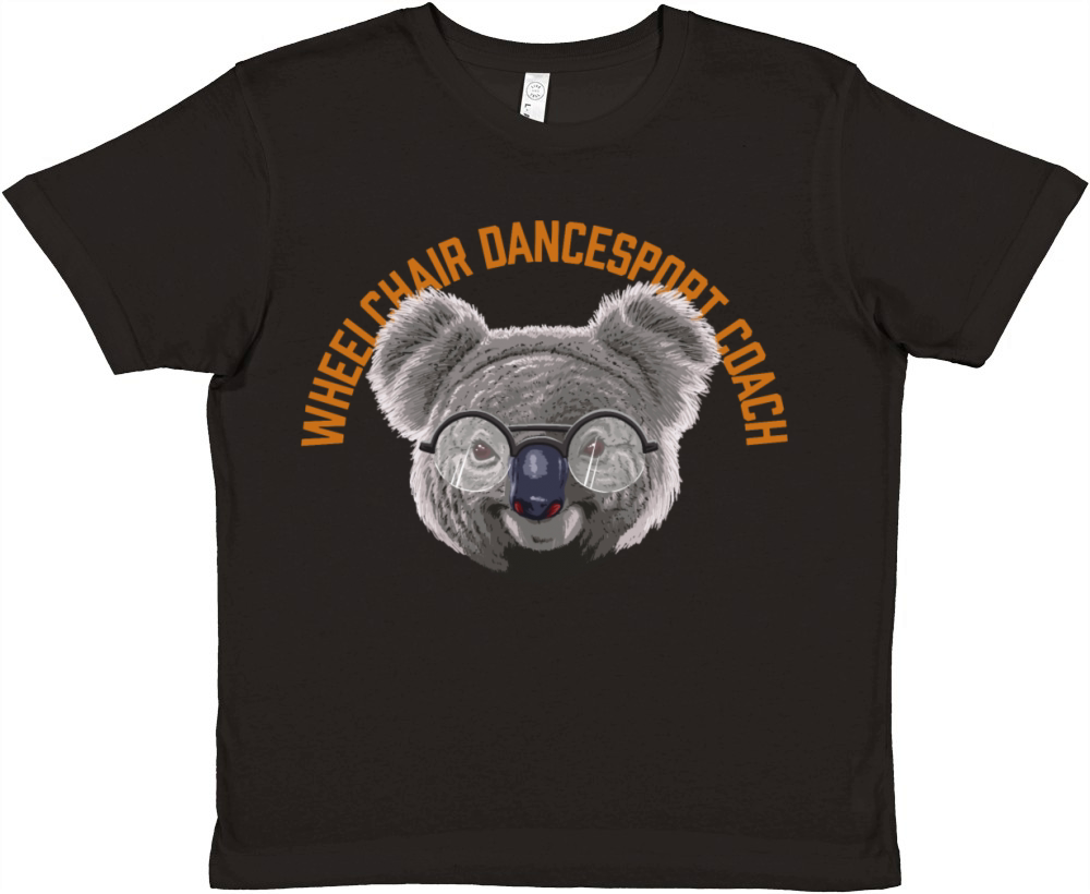 Koalified Wheelchair Dancesport Coach Para Dance S Premium Kids Crewneck T-shirt