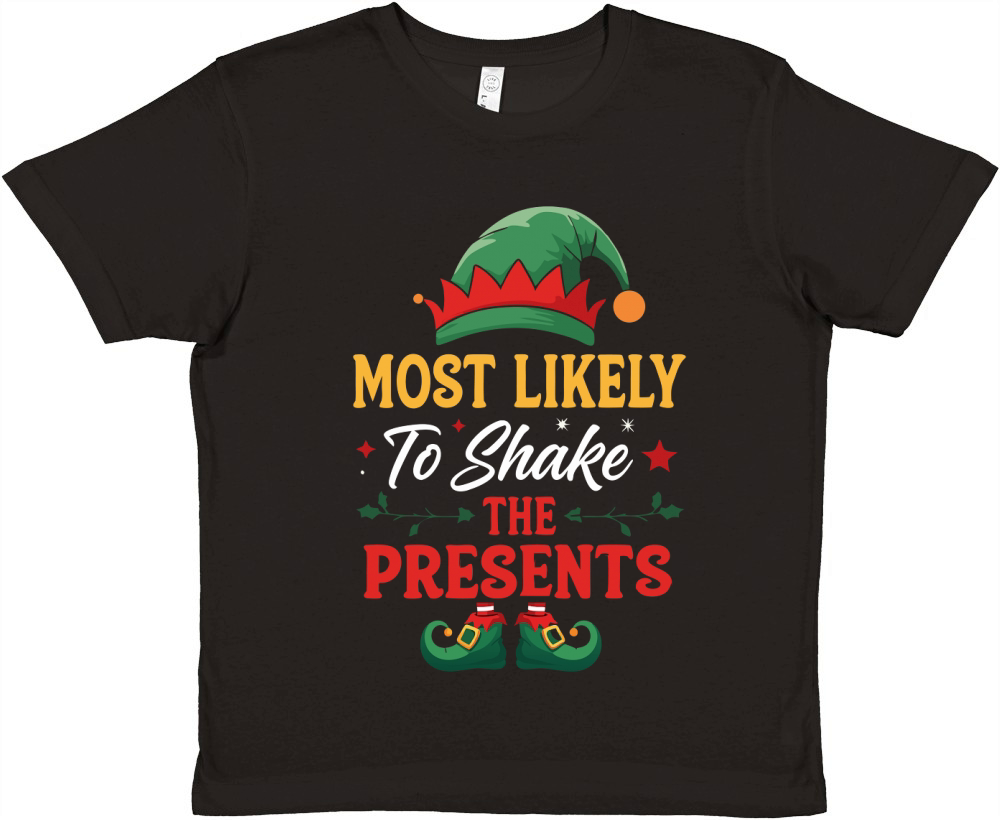 Most Likely To Have a Christmas Presents Premium Kids Crewneck T-shirt