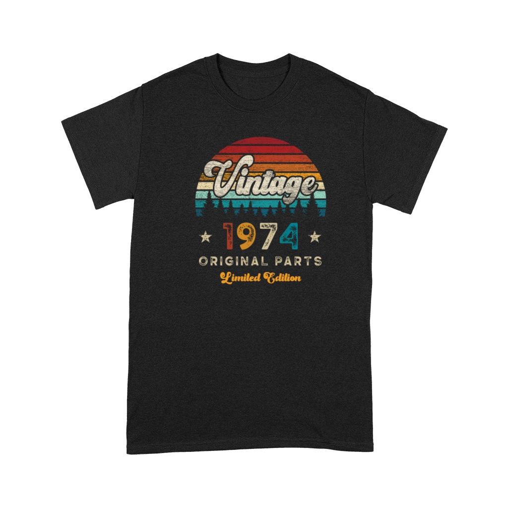 Vintage 1974 Birthday Retro Premium T-shirt