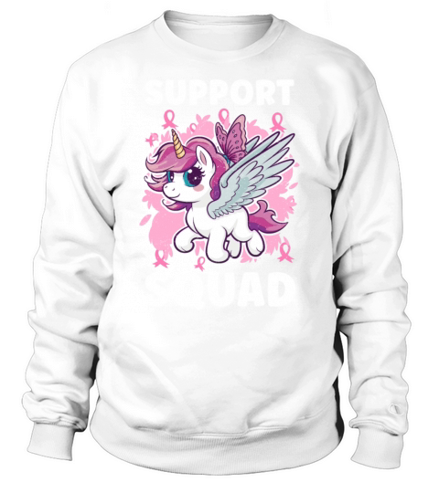 Support Squad Breast Cancer Sweatshirt Unisex