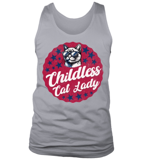 Childless Cat Lady Vintage Tank Top Unisex