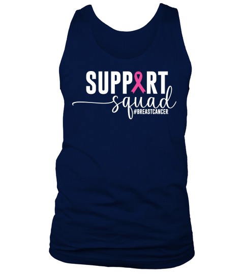 Support Squad Breast Cancer Tank Top Unisex