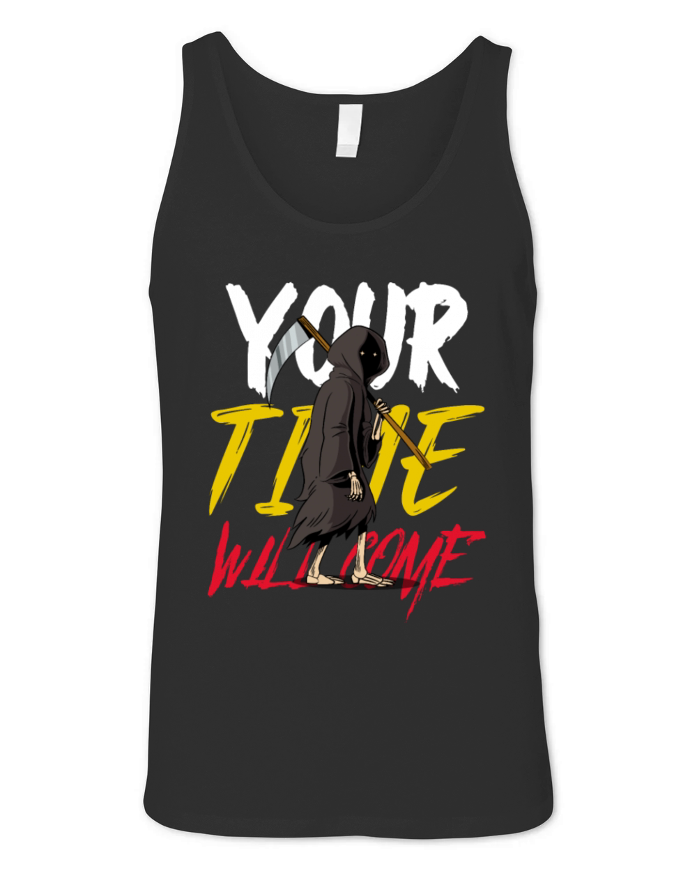 Halloween Design - Your Time Will Come Unisex Jersey Tank