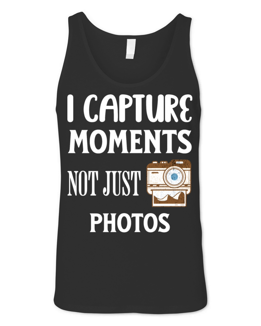Photographer Vintage - I Capture Moments Unisex Jersey Tank