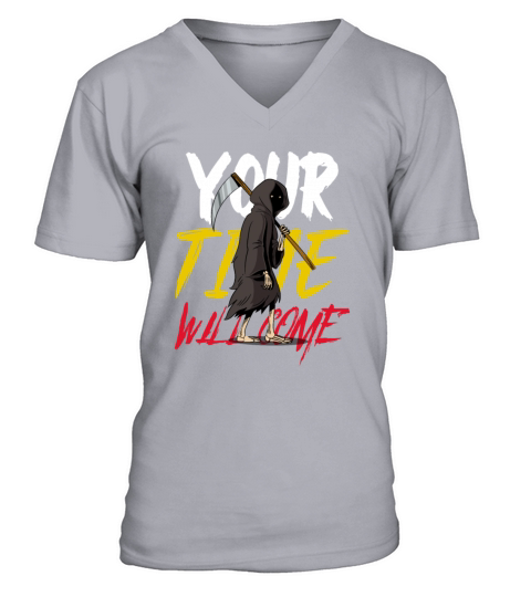 Halloween Design - Your Time Will Come V-Neck T-shirt